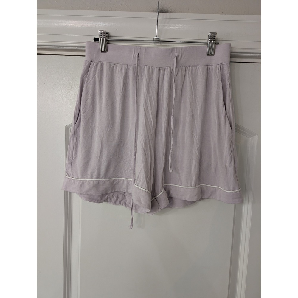 Cozy Earth Womens Bamboo Viscose Pajama Lounge Shorts Lavender‎ Purple Small S